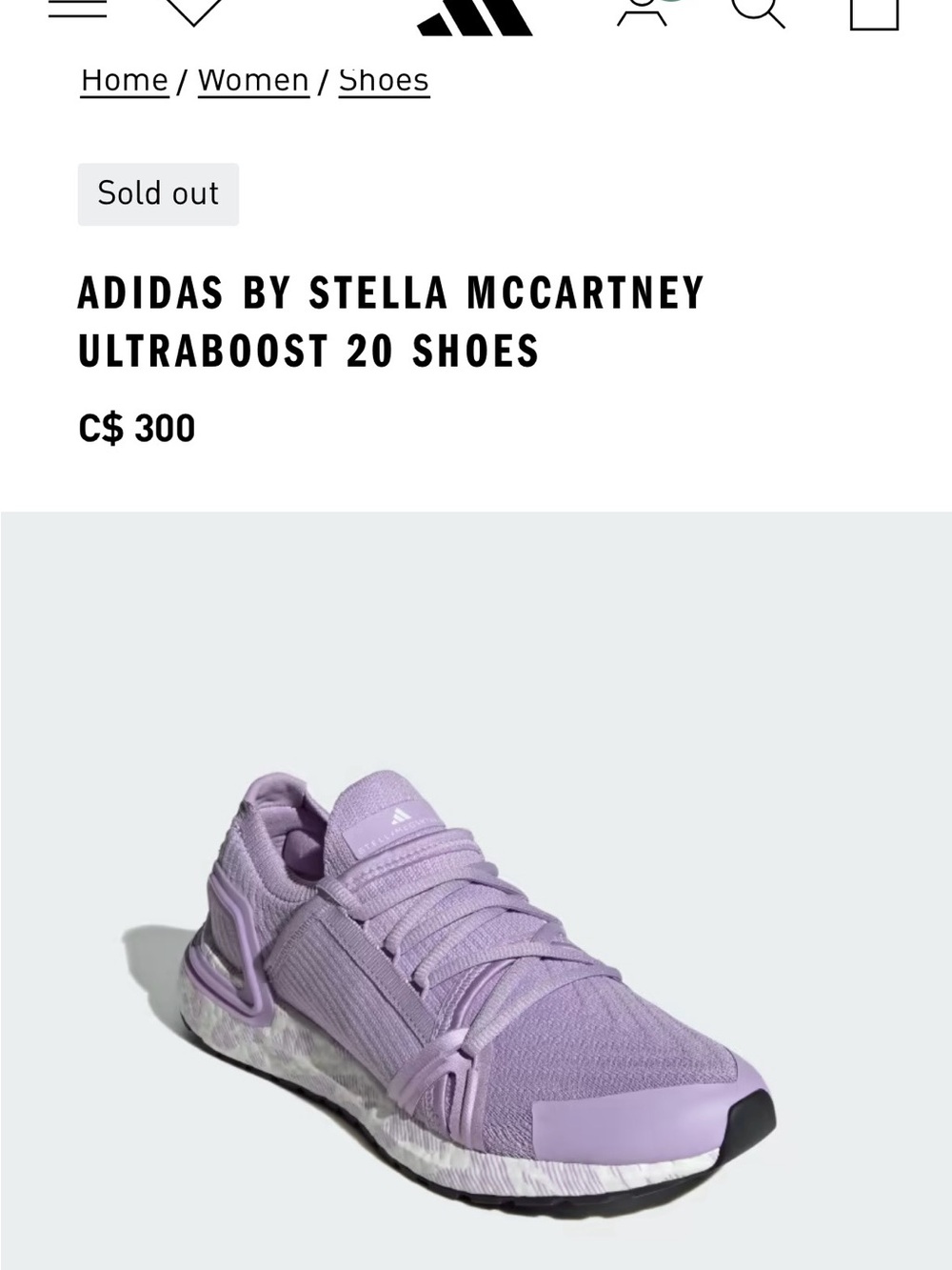 Adidas by Stella McCartney UltraBoost Women’s Sneakers